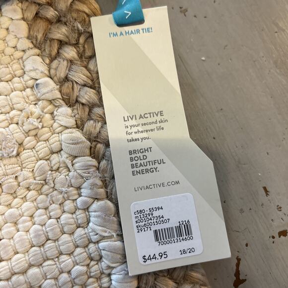 NWT Lane Bryant LIVI Black Multicolor Stripe Signature Stretch Legging Sz 18 20 - Picture 6 of 9